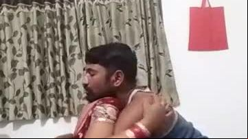 Suhagraat bhabhi smooch boob press